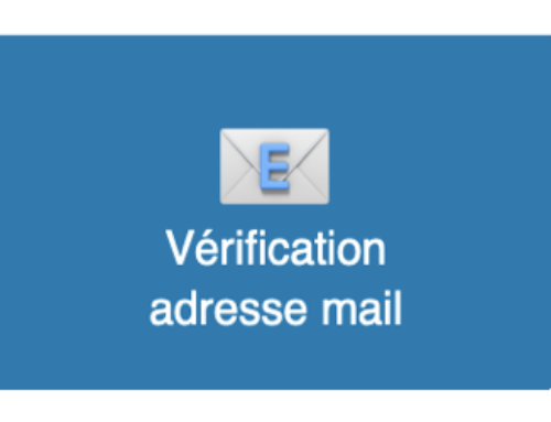 Vérification adresse mail